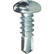 ITW BRANDS Self-Drilling Screw, #8 x 1/2 in, Zinc Plated Steel Pan Head Phillips Drive 21360